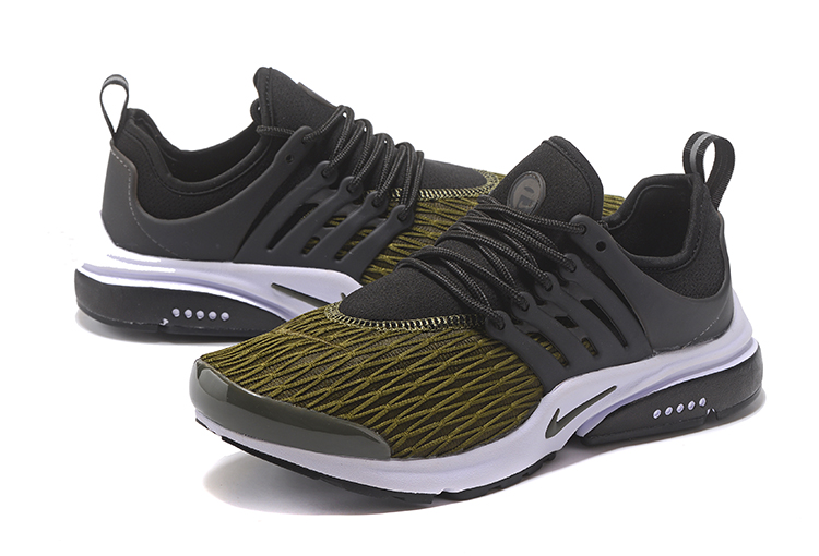 New Nike Air Presto Black Green Running Shoes